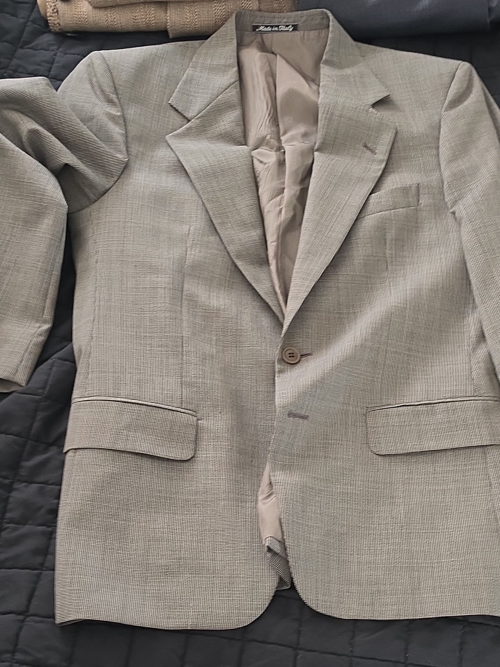 Valentino Men's Light Beige Sport Coat Blazer
